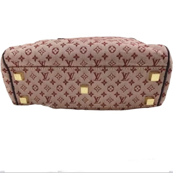 SOLD💋 LOUIS VUITTON Mini Josephine Denim PM Monogram Tote Mini Lin Cherry Satche - Picture 5 of 16